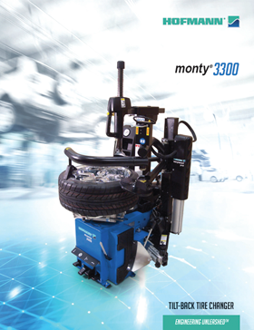 monty® 3300 desmonte de neumáticos de poste inclinable brochure